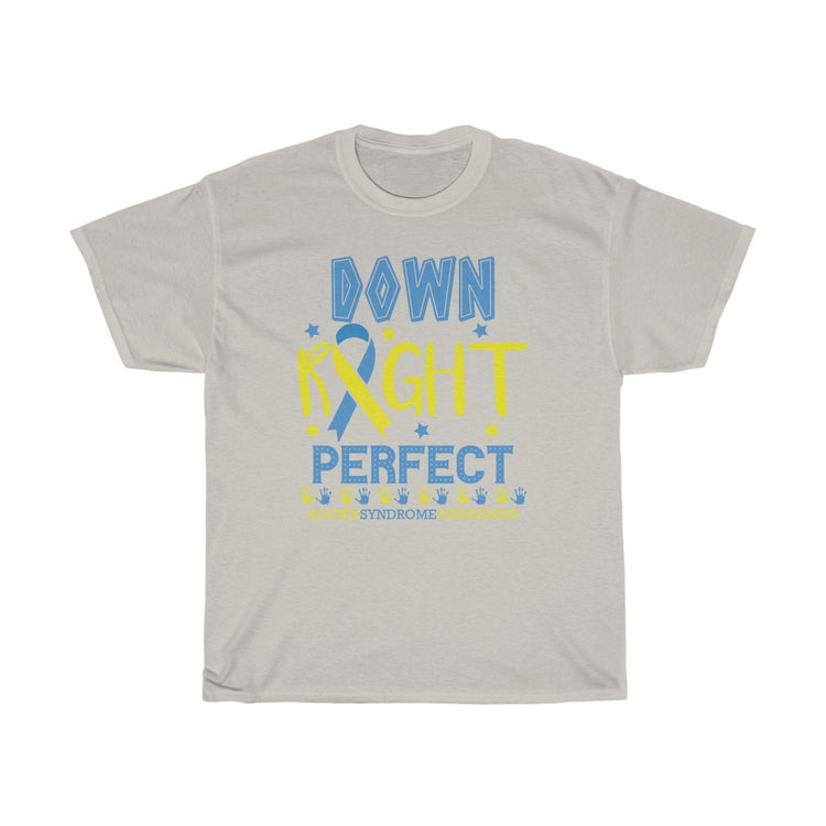 Novelty Down Right  Down Syndrome Brain Mind Illness Battle Humorous