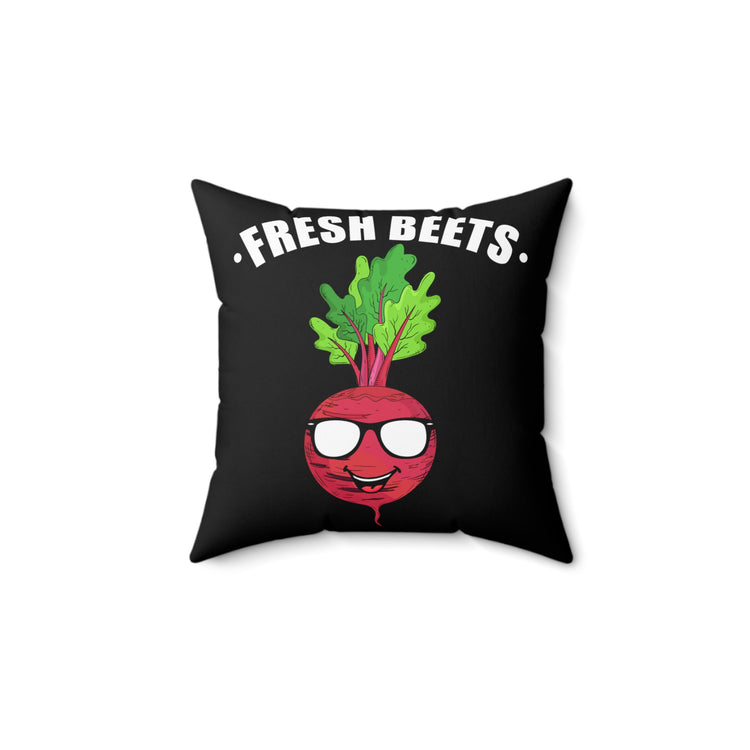 Hilarious Vegetables Plants Tillage Horticulture Enthusiast Hilarious Farmer Yard Horticultural Horticulturing Spun Polyester Square Pillow