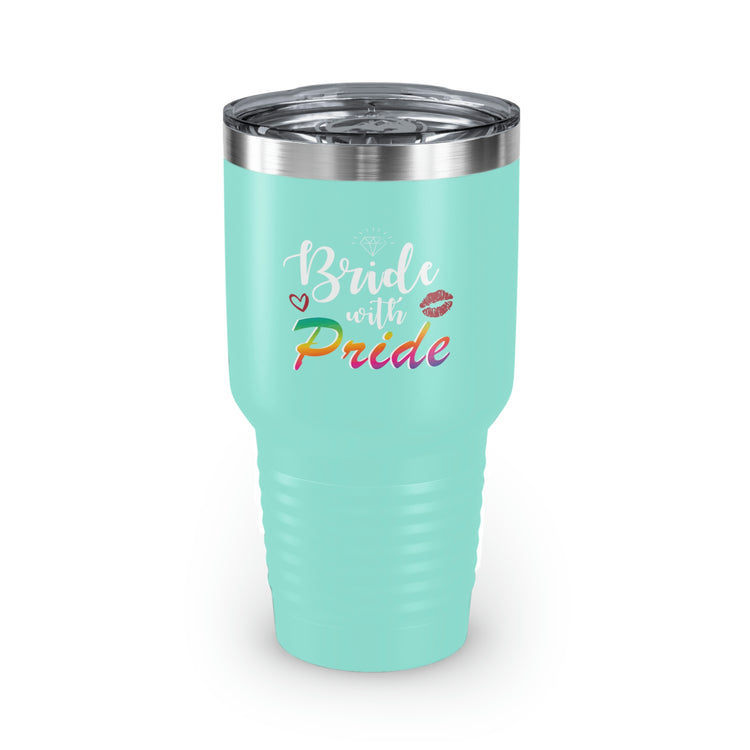 30oz Tumbler Stainless Steel Colors Humorous LGBTQ Bridal Appreciation Graphic Puns Hilarious Supportive Bridesmaid