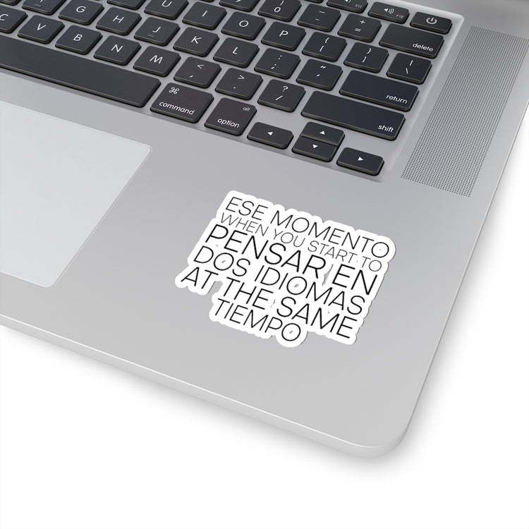 Sticker Decal Spanish English Thinking Educators Humorous Latinas Gags Sayings Stickers For Laptop Car