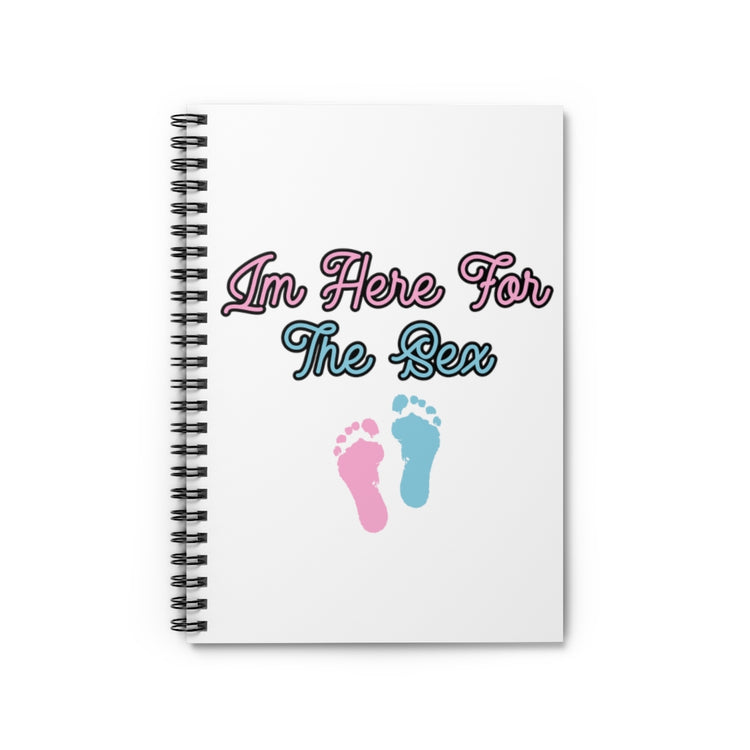 Spiral Notebook Humorous Dad Party Revealing Mom Baby Funny Saying Grandma Hilarious Mothering