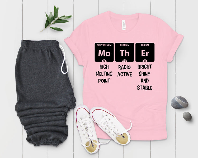 Mother Periodic Table Baby Bump Future Mom Shirt - Teegarb