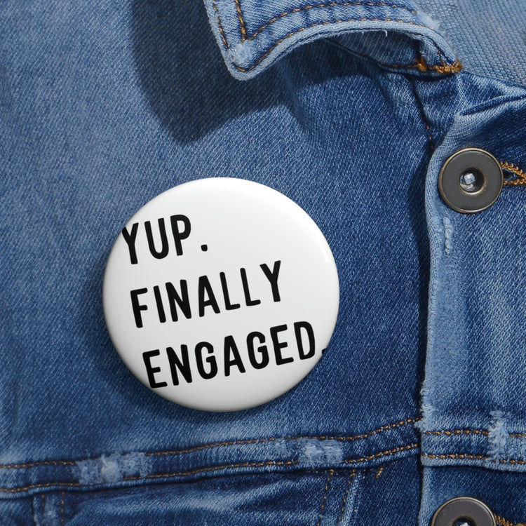 Humorous Pinback Button Pin Badge Matrimonial Engagements Sarcastic  Proposal Gatherings Sayings Mockeries Pun