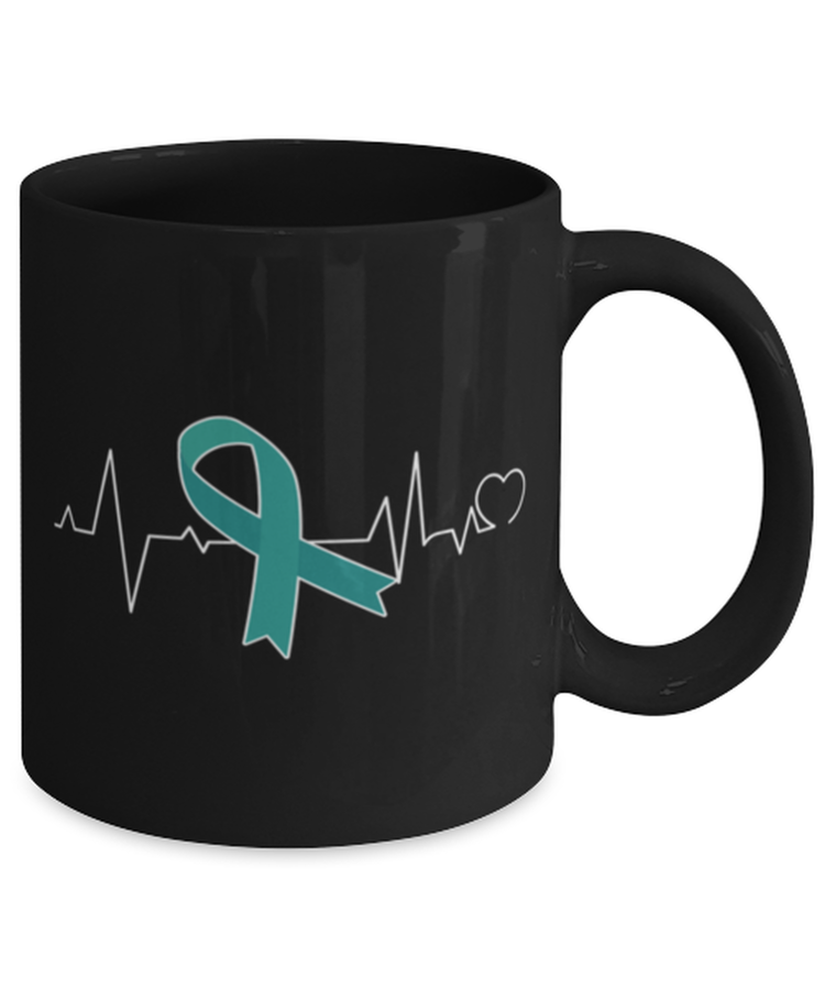 Coffee Mug Funny Ovarian Cancer Awareness Uplifting