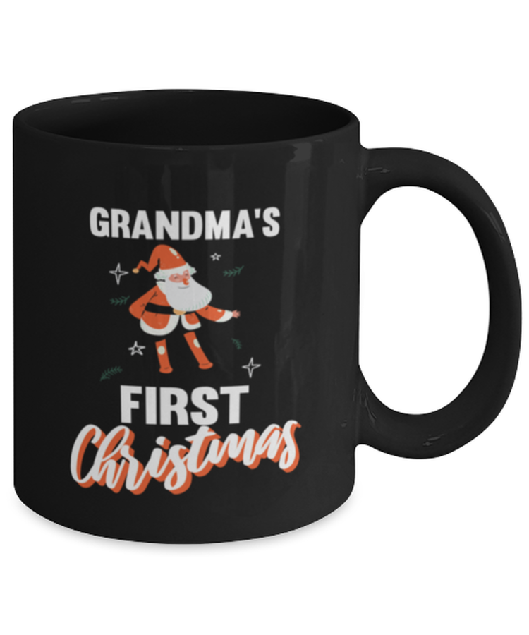 Coffee Mug Funny Grandma's First Christmas Mimi Nana