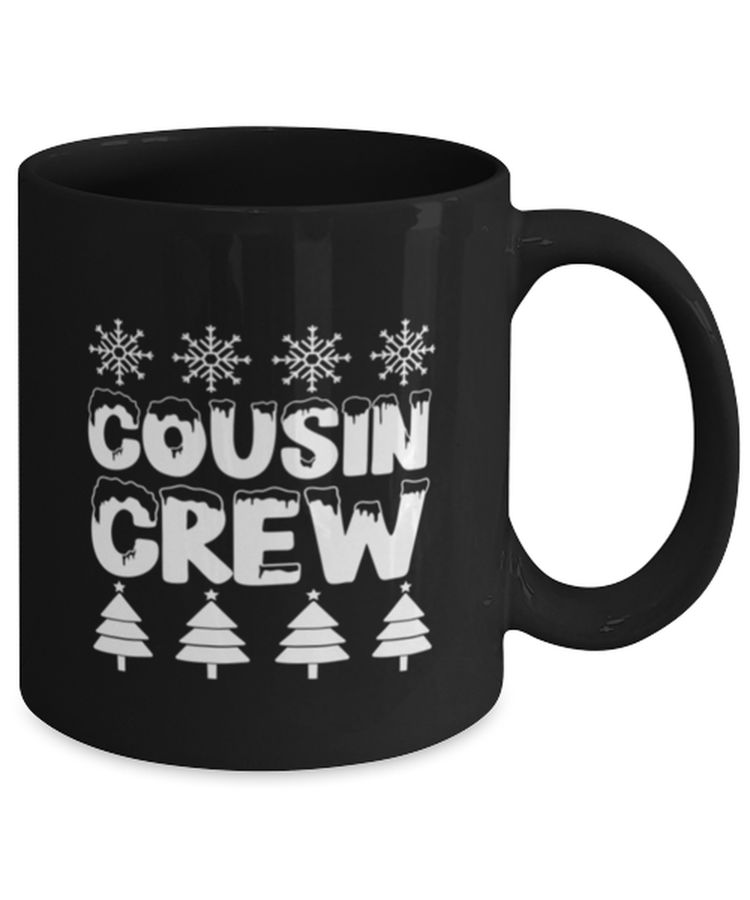 Coffee Mug Funny Cousin Crew Relatives Family Christmas