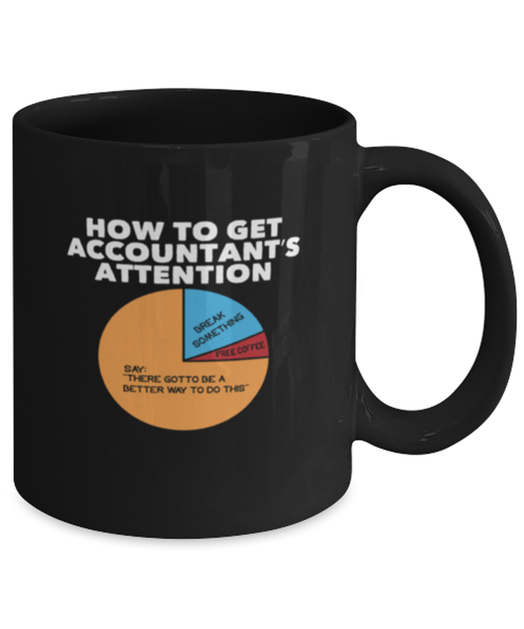 Coffee Mug Funny How To Get Accountant's Attention Bookkeepers