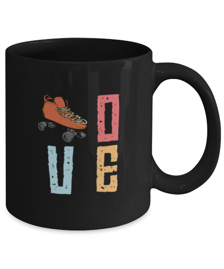 Coffee Mug Funny Love Roller Skating