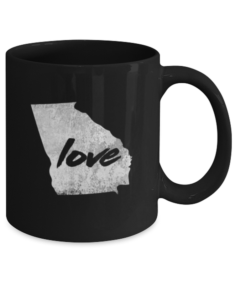 Coffee Mug Funny Love State Map Town City