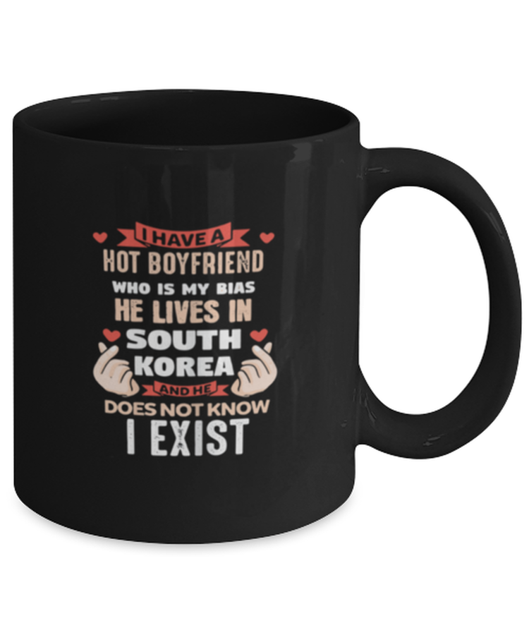 Coffee Mug Funny He Lives In South Korean K-pop Asian Country