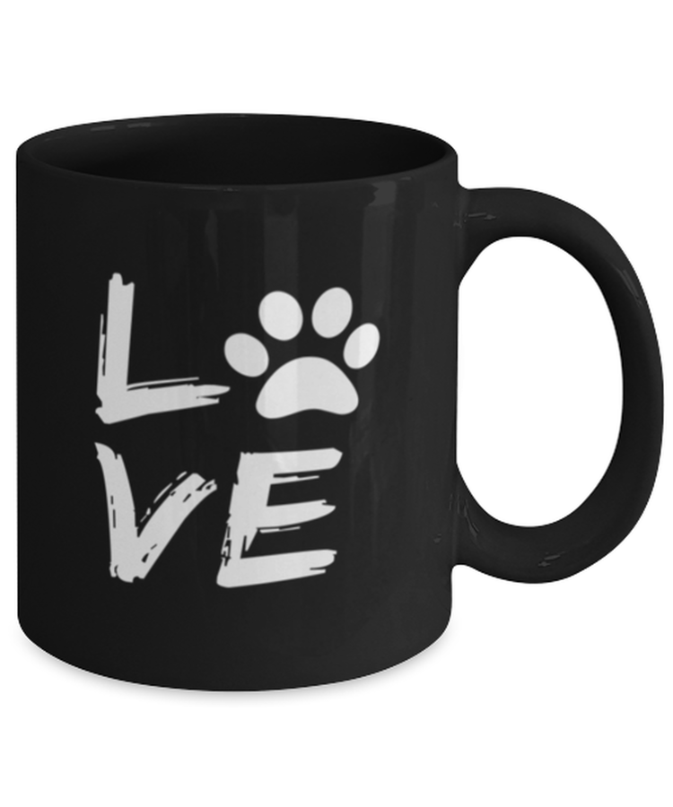 Coffee Mug Funny Dog Paws Love