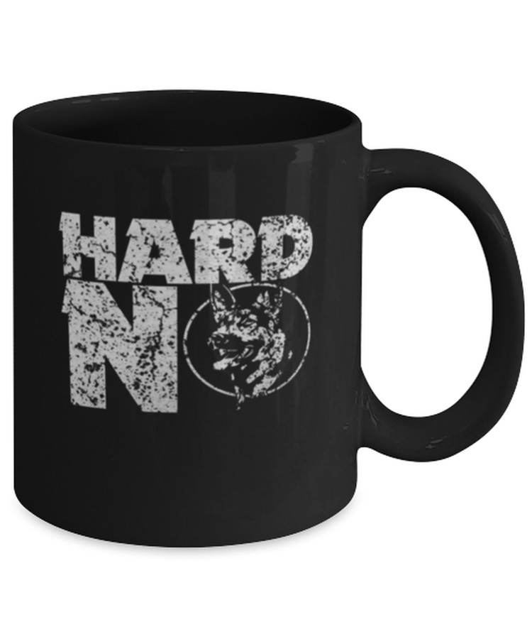 Coffee Mug Funny Hard No Motivation Dog