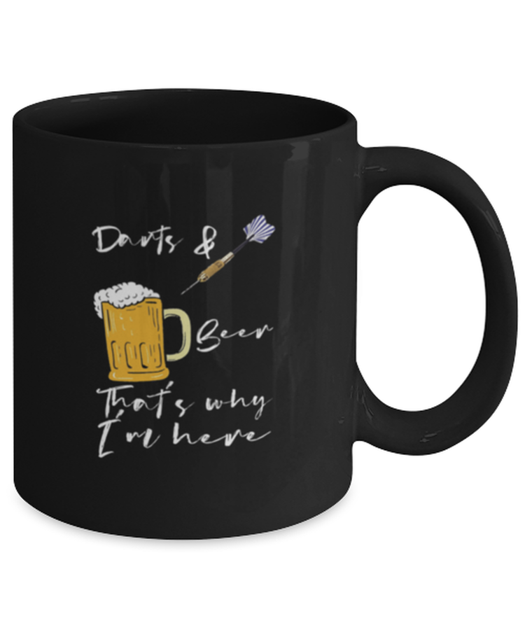 Coffee Mug Funny Darts & Beers