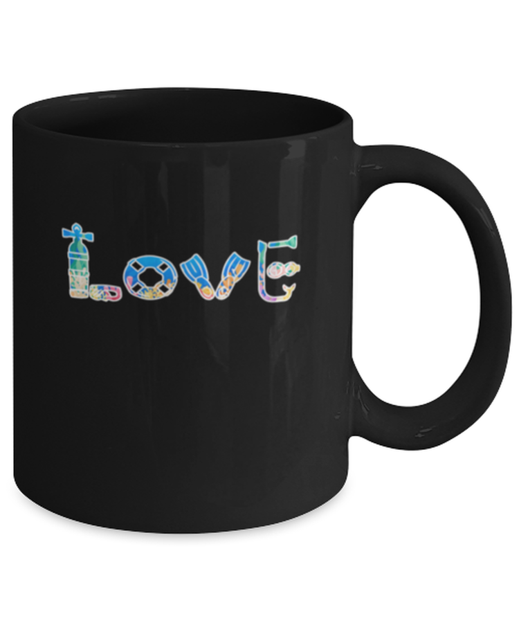 Coffee Mug Funny Love Diving Ocean Diver