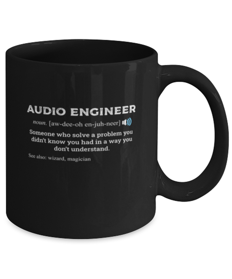 Coffee Mug Funny Audio Engineer Definition Sound Man