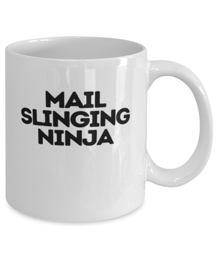 Coffee Mug Funny Mail Slinging Ninja Postal