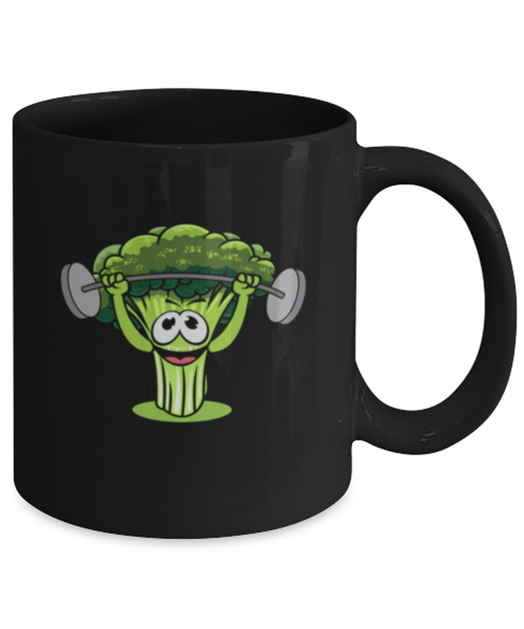 Coffee Mug Funny Powerlifting Broccoli Gym Workout