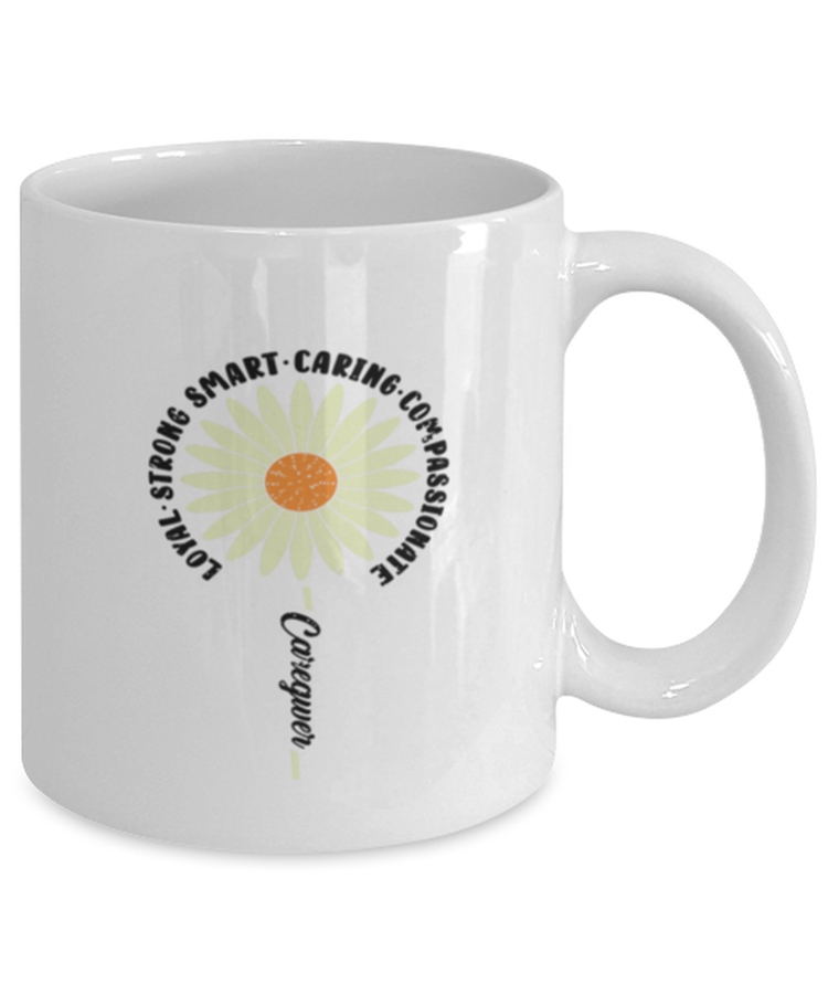 Coffee Mug Funny Caregiver Sunflower Nurse