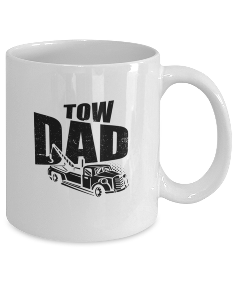 Coffee Mug Funny  Tow Dad Truck Trucker Worker