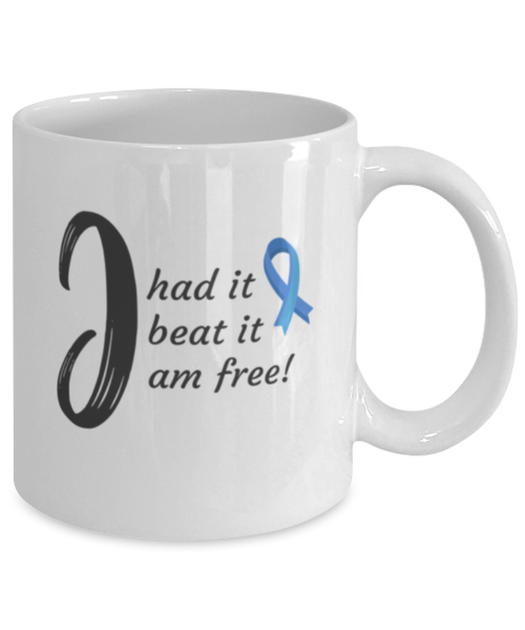 Coffee Mug Funny I Had It I Beat It And Free Prostate Cancer