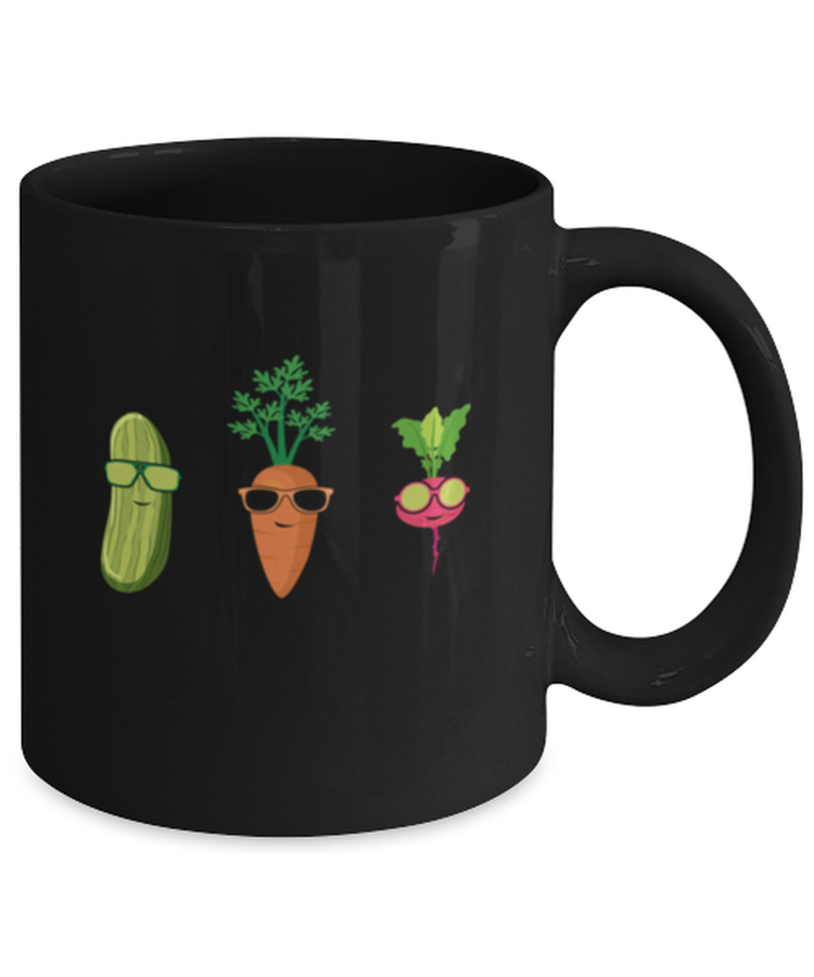 Coffee Mug Funny Sunglasses Gardening Vegetables Vegan