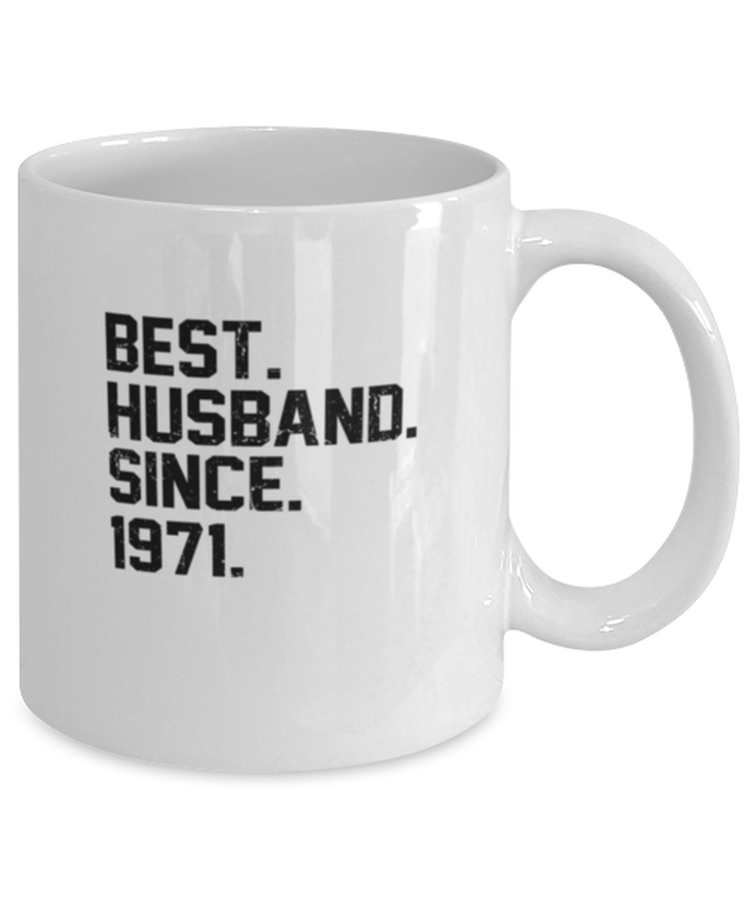 Coffee Mug Funny Best Husband Since 1971