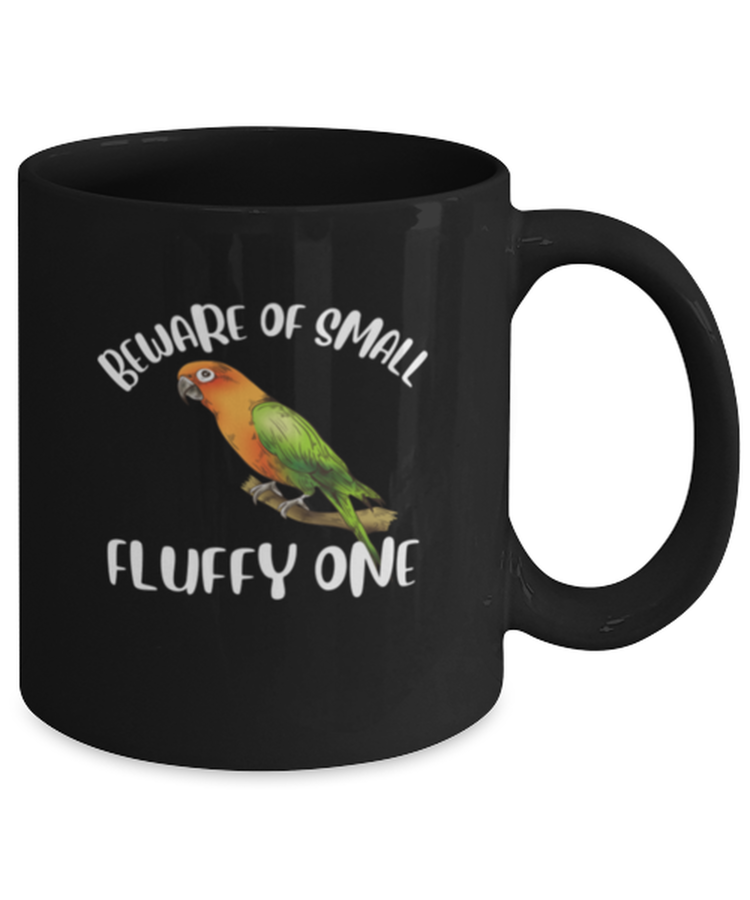 Coffee Mug Funny Beware of small Fluffy One Birds Animals