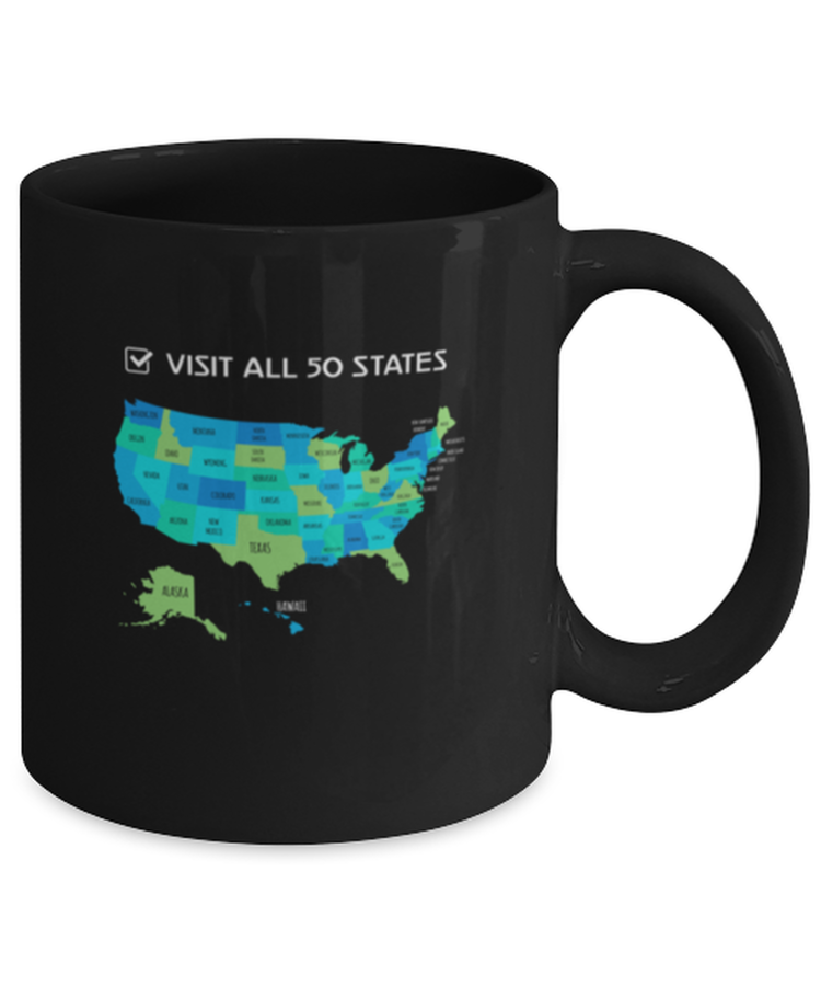 Coffee Mug Funny Visit All 50 States