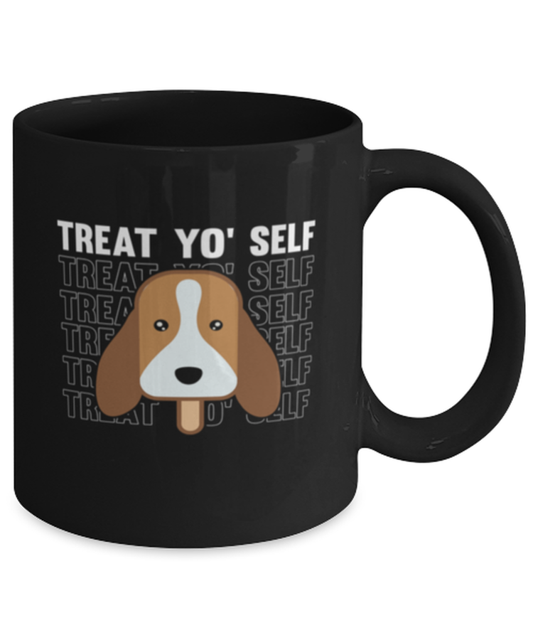 Coffee Mug Funny Treat Yo Selt dog Lover ice cream Dogs Beagle