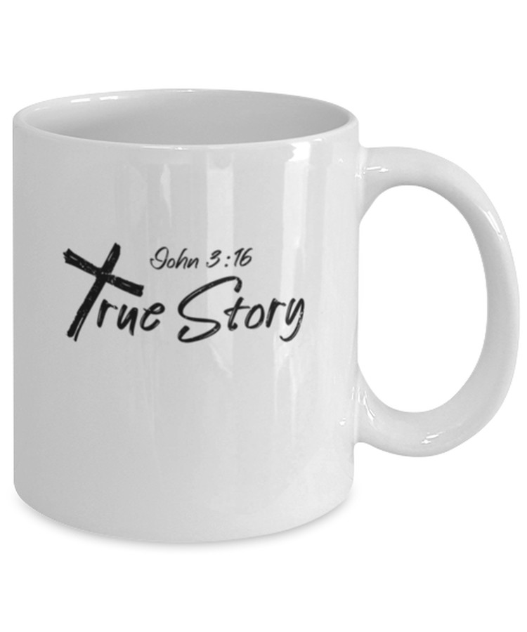 Coffee Mug Funny John 3:16 True Story Bible Verse Christian