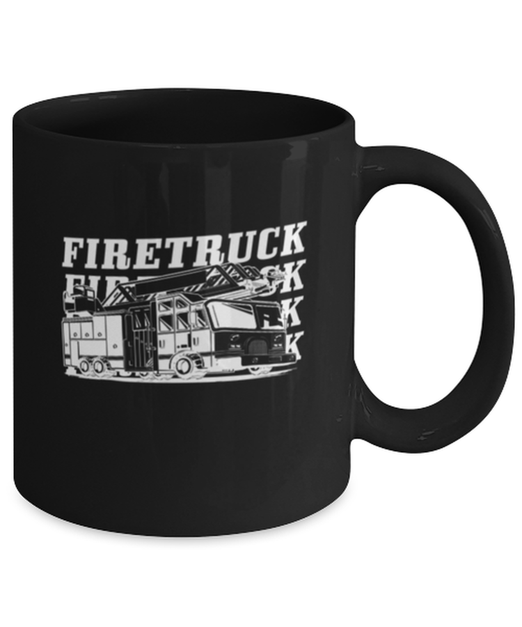 Coffee Mug Funny Firetrucks Firefigther