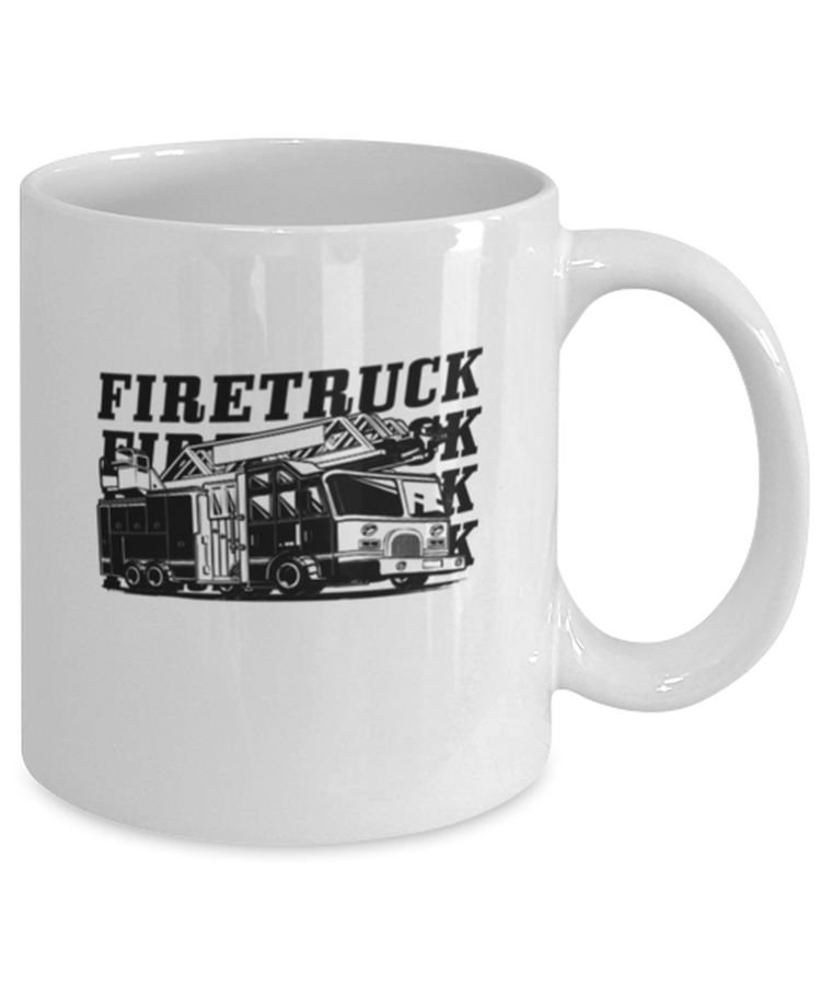 Coffee Mug Funny Firetrucks Firefigther