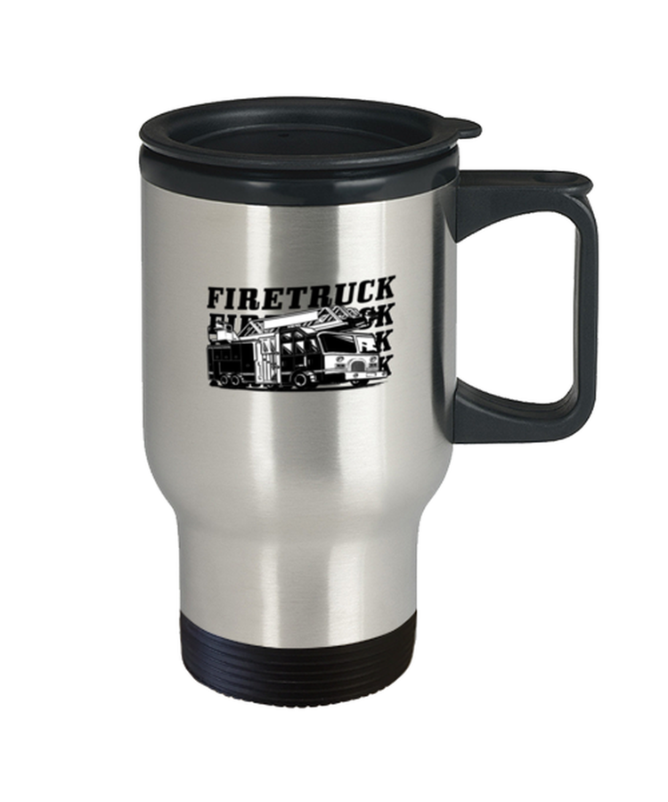 Coffee Travel Mug Funny Firetrucks Firefigther