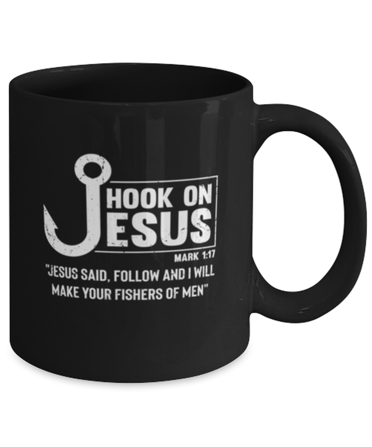 Coffee Mug Funny Hook On Jesus Mark 1:17