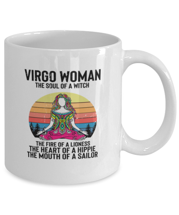 Coffee Mug Funny Virgo Woman The Soul Of A Witch