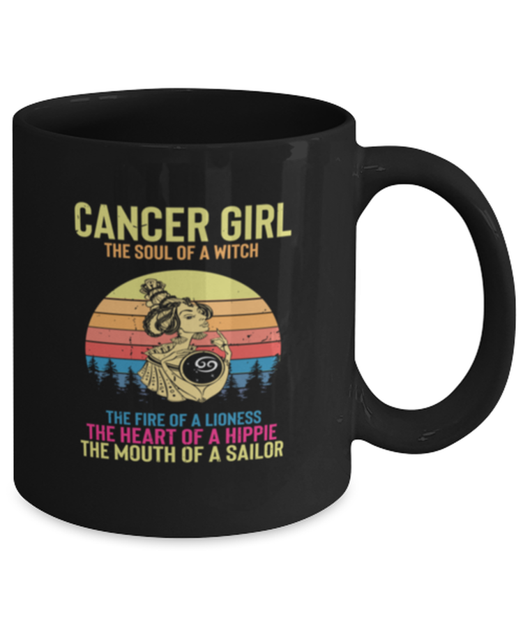 Coffee Mug Funny Cancer Girl The Soul Of A Witch