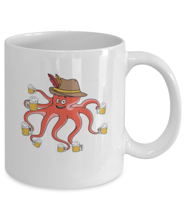 Coffee Mug Funny Oktoberfest Octopus