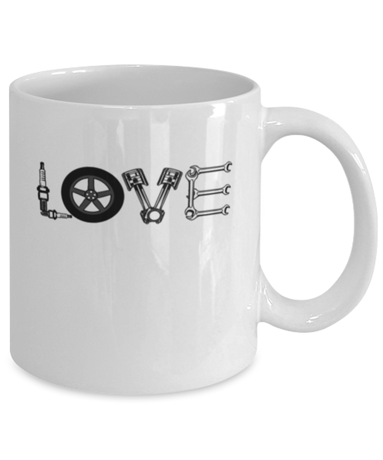 Coffee Mug Funny Love Mechanics