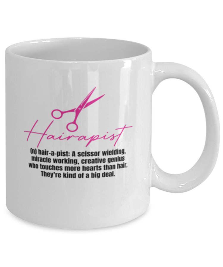 Coffee Mug Funny Hairapist Haircutter