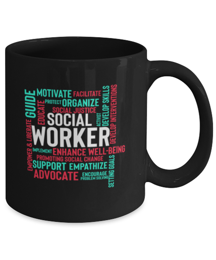 Coffee Mug Funny Social Work Month Social Worker