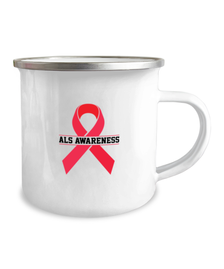 12oz Camper Mug CoffeeFunny ALS awareness