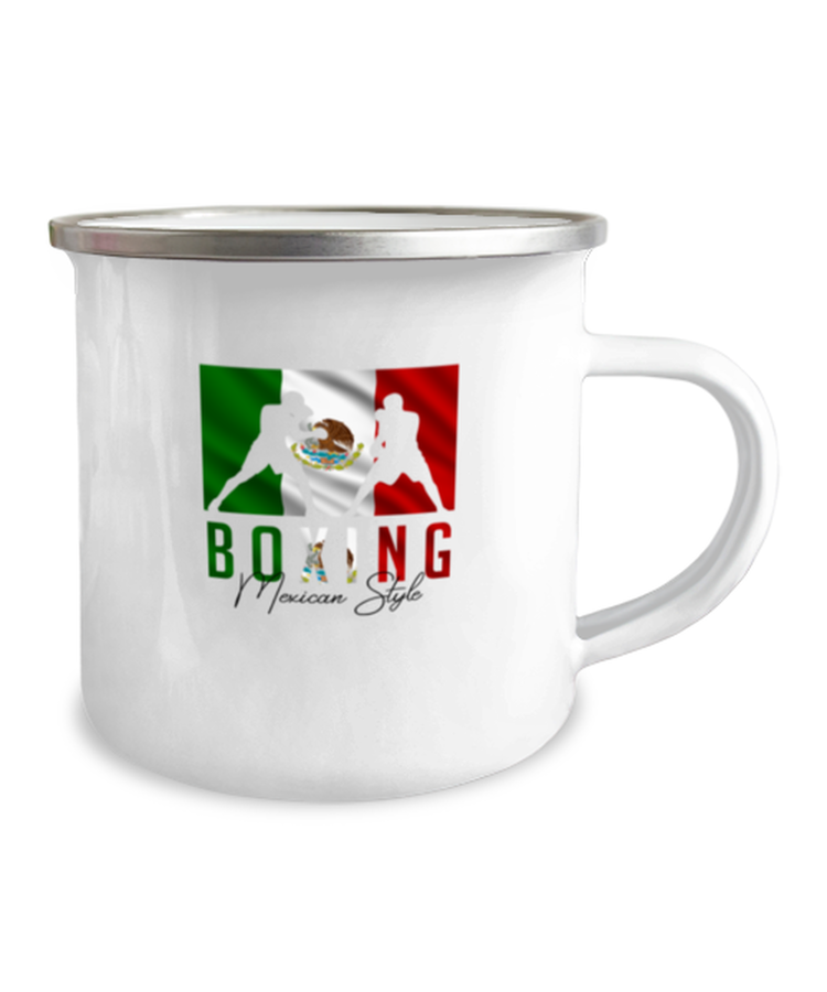 12 oz Camper Mug Coffee Funny Boxing Mexican Style