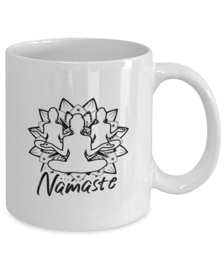 Coffee Mug Funny Namaste Meditation