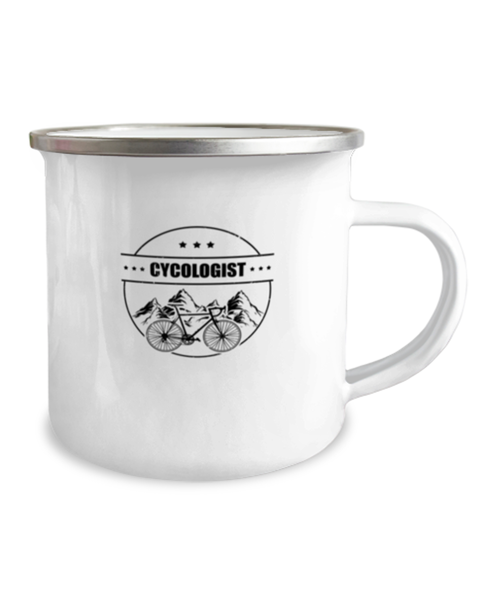 12 oz Enamel Mug for Bike Lovers