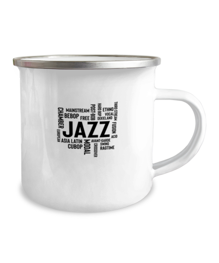12 oz Camper Mug Coffee Funny Jazz