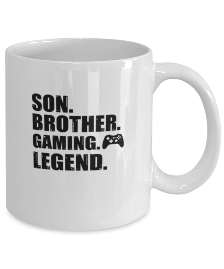 Coffee Mug Funny Son Brother Gaming Legend