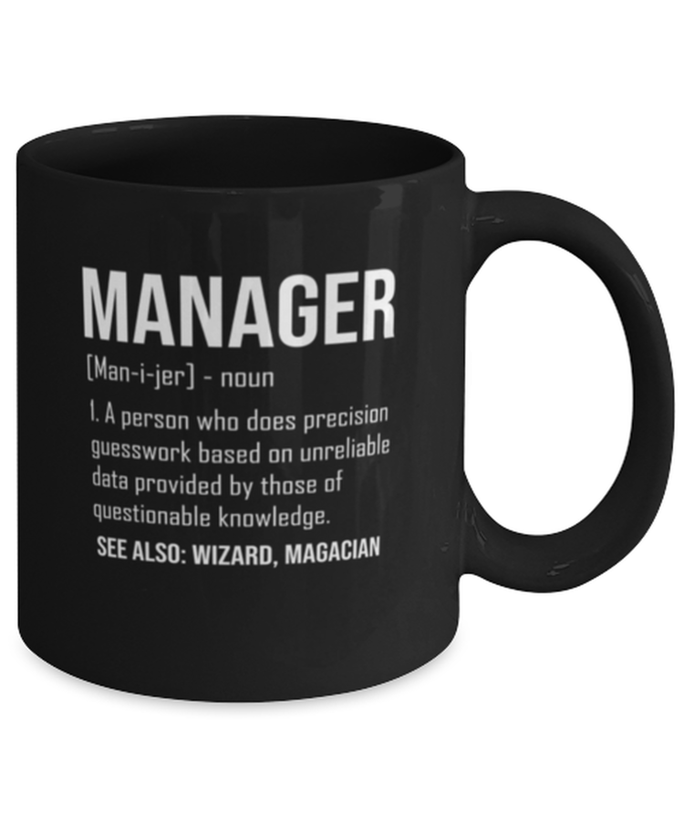 Coffee Mug Funny Manager Definition