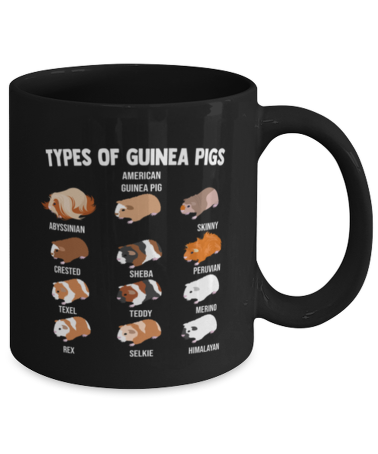Coffee Mug Funny Types Of Guinea Pigs