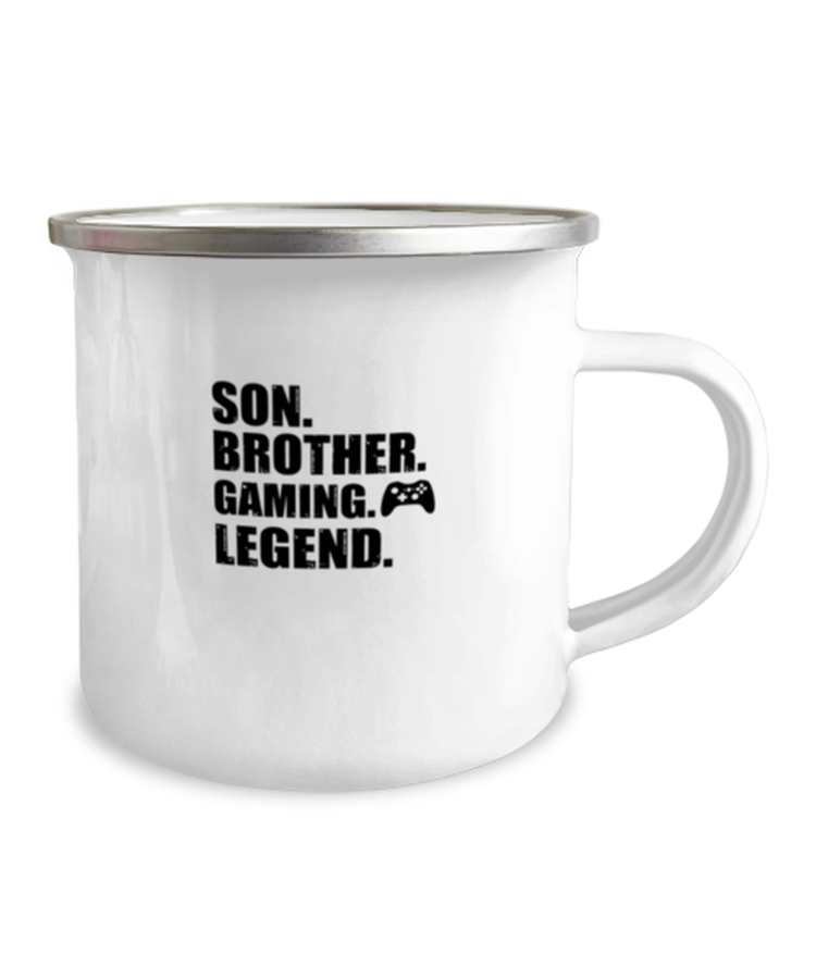 12 oz Camper Mug Coffee, ravel mug, Funny Son Brother Gaming Legend