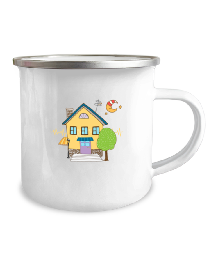 12 oz Camper Mug Coffee, ravel mug, Funny House Home Scouting